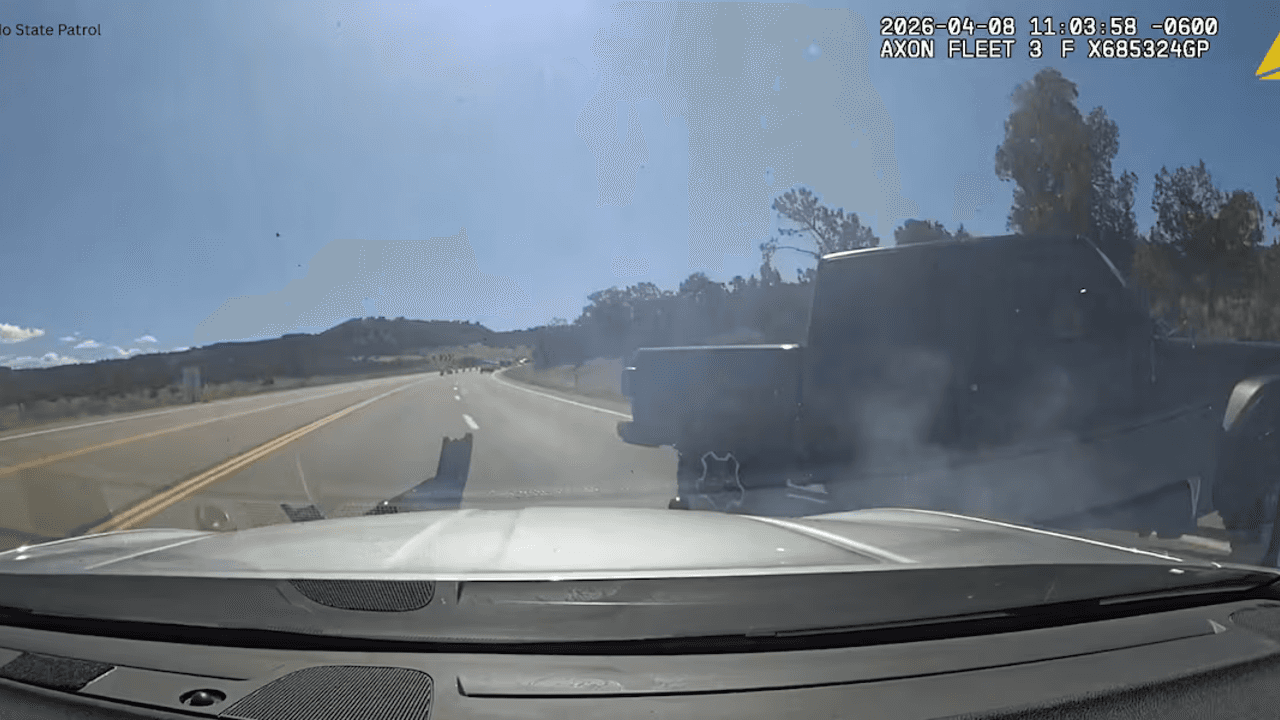 Suspect arrested after eluding state patrol on wrong side of busy highway in Montezuma County