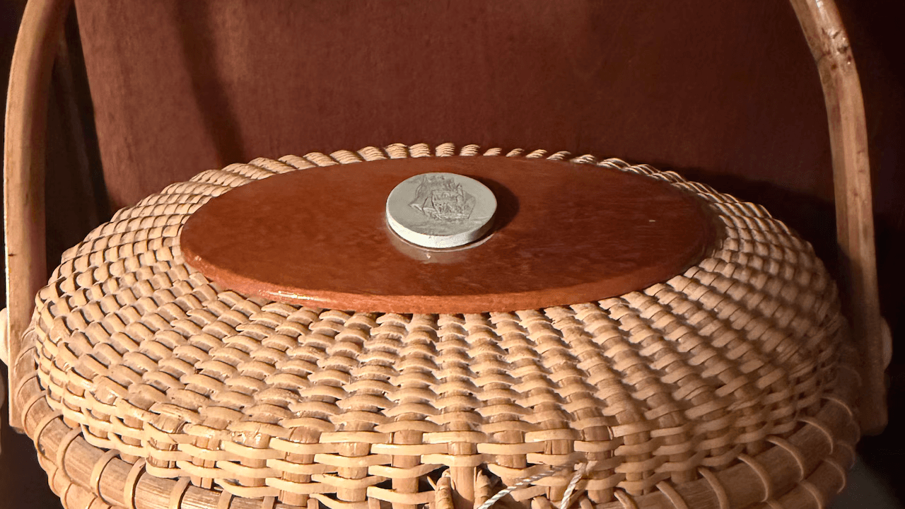 Collectibles are in the basket: Yenke Peddler antiques