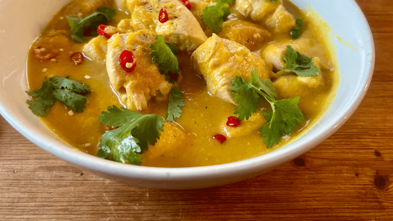 Blend up a bright, healthy citrus chicken recipe