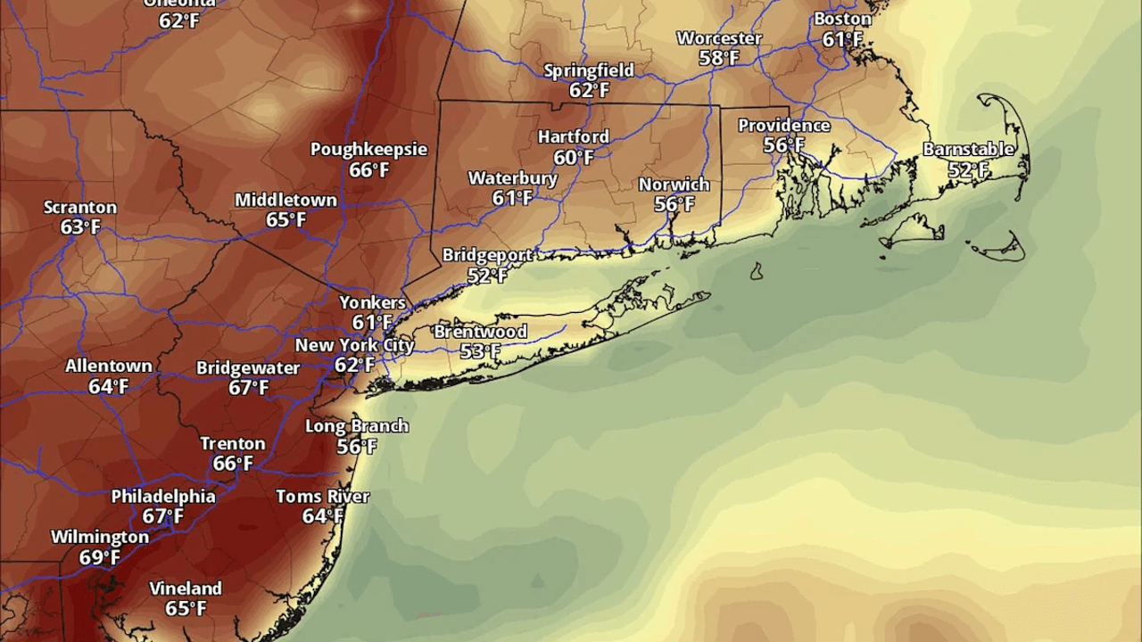 Spring-like sunshine Monday in Connecticut, with more to come. Here's the forecast.