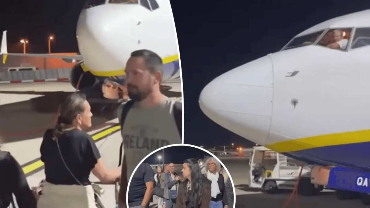 Tarmac stormed by angry airline passengers over border control delays