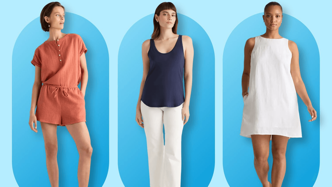 I'm Swapping Old Summer Basics for Quince's Quality Tank Tops, Linen Dresses, and Lightweight Pants from $16