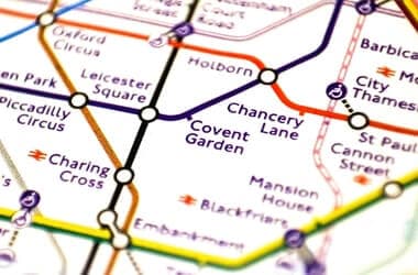 What does it mean when a London Underground station is in two zones?