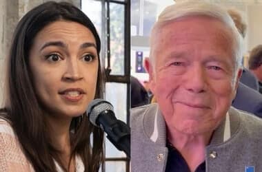AOC Accuses Patriots Owner Robert Kraft of Lining Up NFL Stadiums Against Macklemore After His “Free Palestine” Performance: “Censor Speech in That One Specific Way”