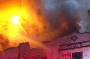 Fire hits Newhall auto shop previously investigated by FOX 11