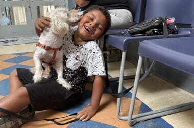 San Diego family reunites with dog that went missing three years ago